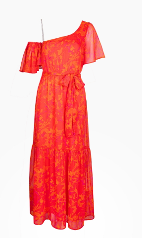 SCARLET ROBE LONGUE VOILE